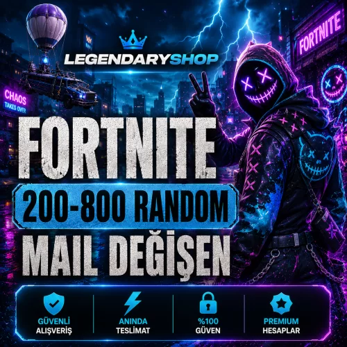  ⭐ 200-850 SKİN FORTNİTE MAİL DEĞİŞEN HESAP⭐